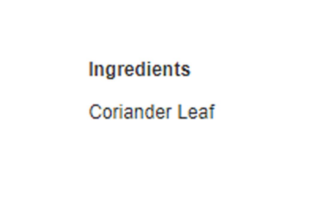 Urban Flavorz Coriander Leaf    Bottle  12 grams